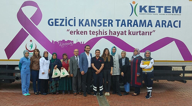 MOBİL KANSER TARAMA ARACI SARIVELİLER’DE