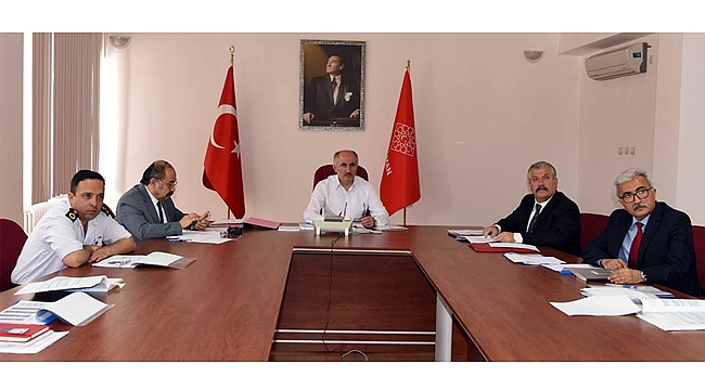 TRAFİK GÜVENLİĞİ TOPLANTISI YAPILDI