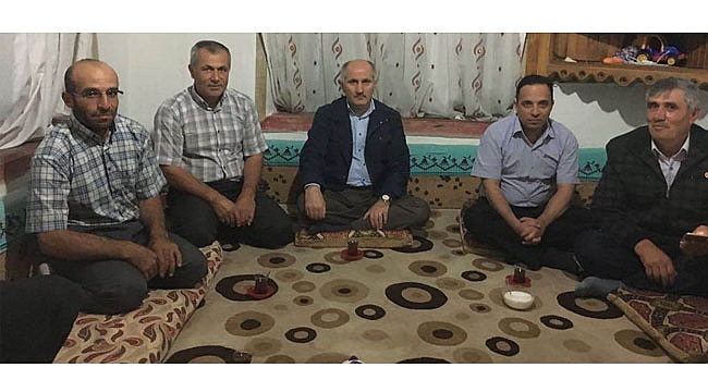VALİ MERAL BAYIR KÖYÜ MUHTARININ EVİNE MİSAFİR OLDU
