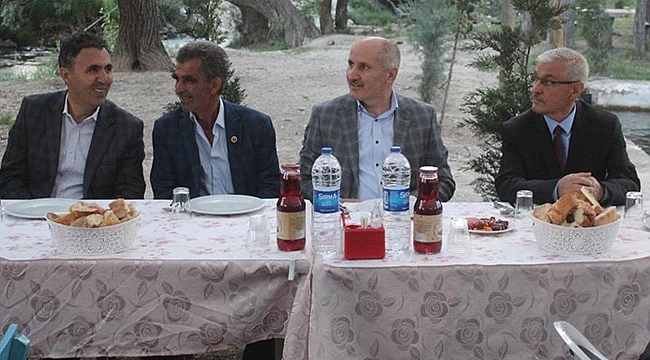 YEŞİLDERE MUHTARINDAN İL GENEL MECLİSİ ÜYELERİNE İFTAR YEMEĞİ