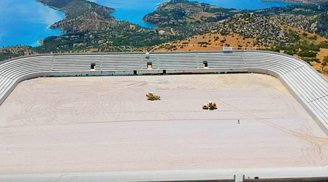 ERMENEK ŞEHİR STADI 25 TEMMUZ’DA TAMAMLANIYOR 	SIRA ANFİ TİYATRODA