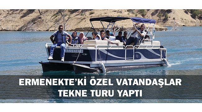 ERMENEKTE’Kİ ÖZEL VATANDAŞLAR TEKNE TURU YAPTI