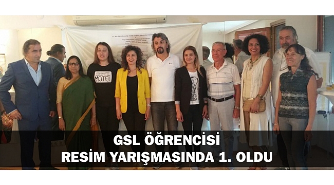 GSL ÖĞRENCİSİ RESİM YARIŞMASINDA 1. OLDU
