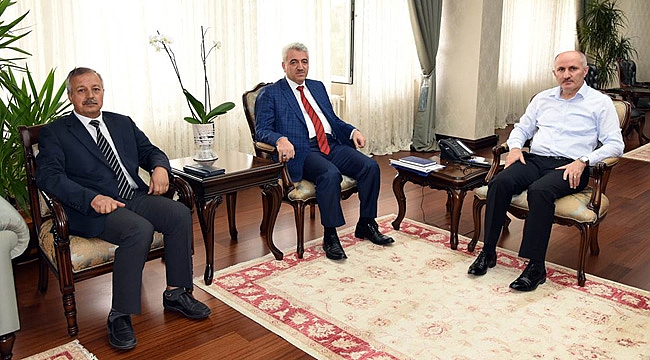 İLLER BANKASI KONYA BÖLGE MÜDÜRÜ VALİ MERAL'İ ZİYARET ETTİ