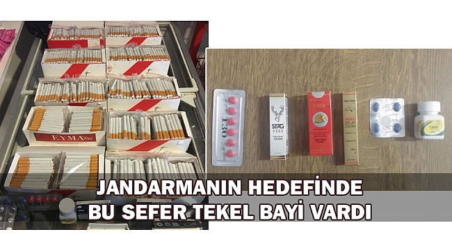 JANDARMANIN HEDEFİNDE BU SEFER TEKEL BAYİ VARDI