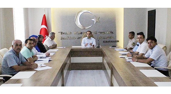 KAZIMKARABEKİR’DE  2017-2018 EĞİTİM-ÖĞRETİM YILI DÖNEM SONU DEĞERLENDİRME TOPLANTISI YAPILDI
