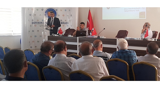 OSB’DE  İMAR BARIŞI BİLGİLENDİRME TOPLANTISI DÜZENLENDİ