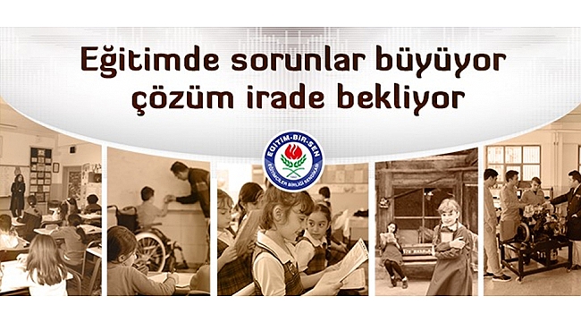 ÖZDEMİR; “EĞİTİMDE SORUNLAR BÜYÜYOR, ÇÖZÜM İRADE BEKLİYOR”