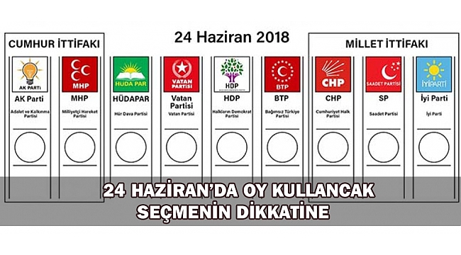 SEÇMENİN DİKKAT ETMESİ GEREKENLER