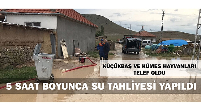 SEL FELAKETİ KAMENİ KÖYÜNDE HAYATI FELÇ ETTİ