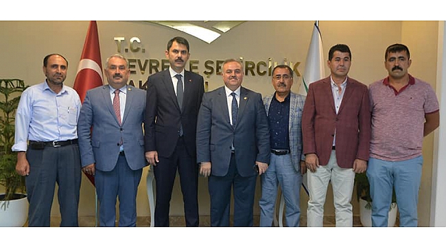 DR. ŞEKER’DEN ÇEVRE VE ŞEHİRCİLİK BAKANI KURUM’A ZİYARET