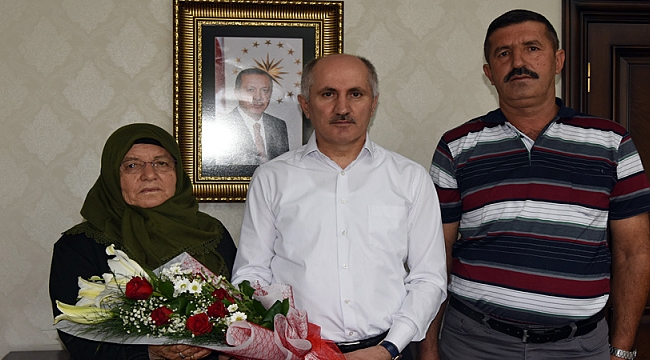 ŞEHİT SAĞLAMOĞLU’NUN AİLESİNDEN VALİ MERAL’E ZİYARET