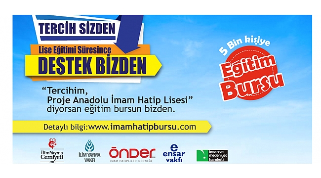 STK’LARDAN İMAM HATİP ÖĞRENCİLERİNE BURS
