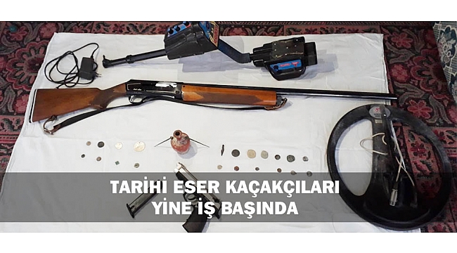 TARİHİ ESER KAÇAKÇILARI YİNE İŞ BAŞINDA