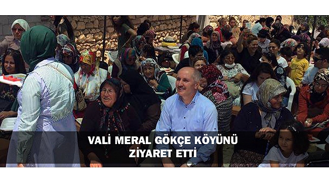 VALİ MERAL GÖKÇE KÖYÜNÜ ZİYARET ETTİ