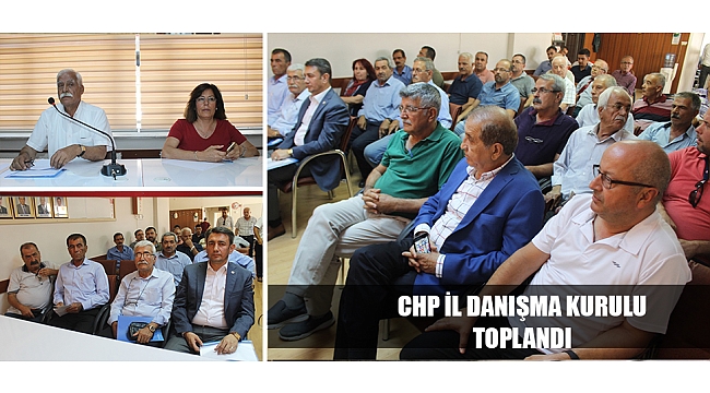 CHP İL DANIŞMA KURULU TOPLANDI