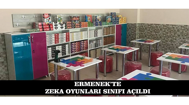 ERMENEK'TE ZEKA OYUNLARI SINIFI AÇILDI