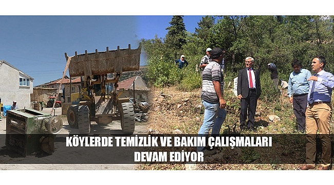 İL ÖZEL İDARESİ SÜRDÜRDÜĞÜ PEK ÇOK FAALİYETİN YANI SIRA KÖYLERİMİZDE TEMİZLİK VE BAKIM-ONARIM ÇALIŞMALARINA DA AĞIRLIK VERMEYE DEVAM EDİYOR