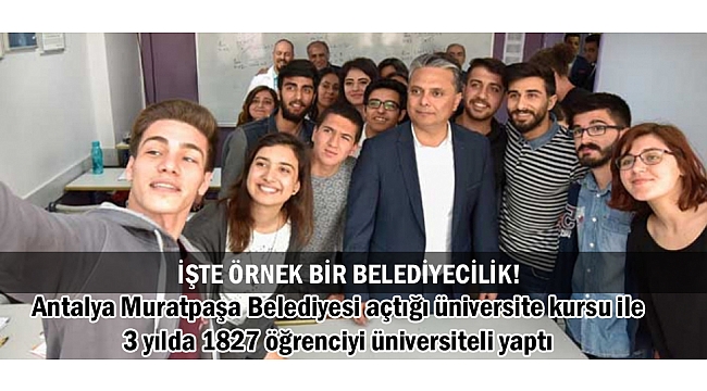 İŞTE ÖRNEK BİR BELEDİYECİLİK!