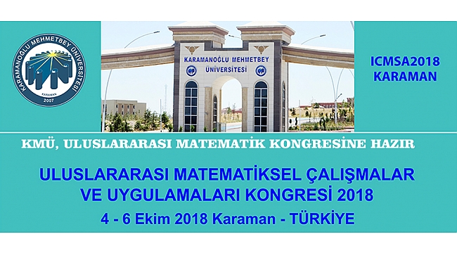 KMÜ, ULUSLARARASI MATEMATİK KONGRESİNE HAZIR