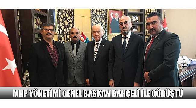 MHP YÖNETİMİ GENEL BAŞKAN BAHÇELİ İLE GÖRÜŞTÜ