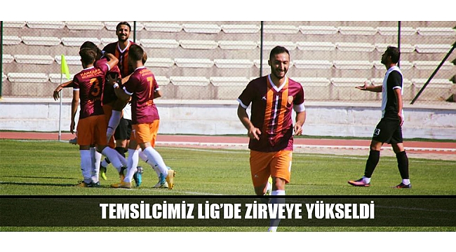 TEMSİLCİMİZ LİG’DE ZİRVEYE YÜKSELDİ