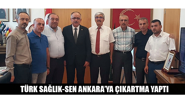 TÜRK SAĞLIK-SEN ANKARA’YA ÇIKARTMA YAPTI