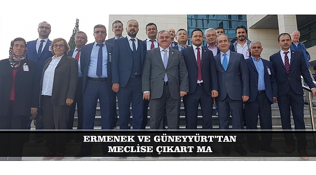 ERMENEK VE GÜNEYYÜRT’TAN MECLİSE ÇIKARTMA