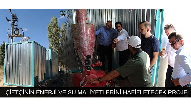 KOP’TAN ÇİFTÇİNİN ENERJİ VE SU MALİYETLERİNİ HAFİFLETECEK PROJE