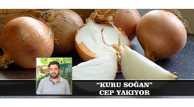 “KURU SOĞAN” CEP YAKIYOR