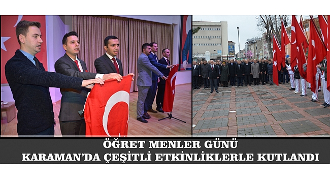 ÖĞRETMENLER GÜNÜ KARAMAN’DA ÇEŞİTLİ ETKİNLİKLERLE KUTLANDI