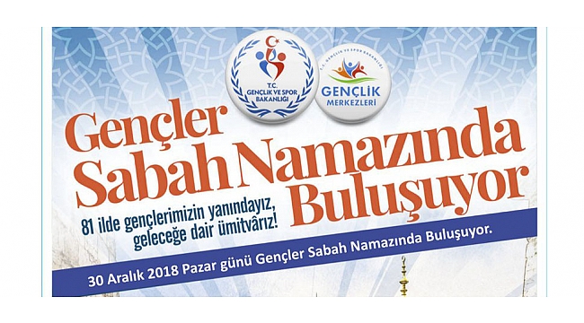 GENÇLER SABAH NAMAZINDA BULUŞUYOR
