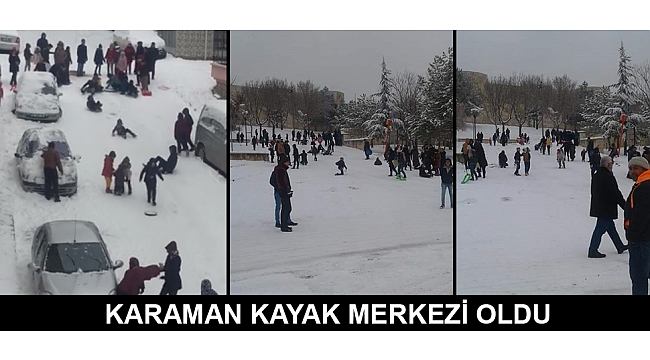 KARAMAN KAYAK MERKEZİ OLDU