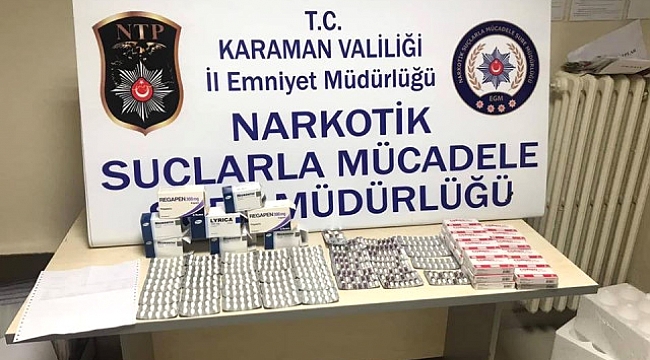 ESKİ ECZACI KALFASI HAP SATARKEN YAKALANDI