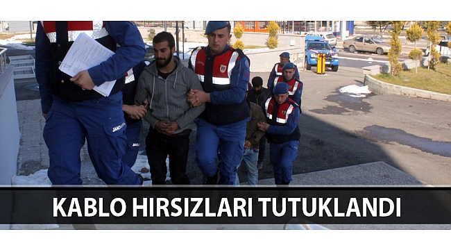 KABLO HIRSIZLARI TUTUKLANDI