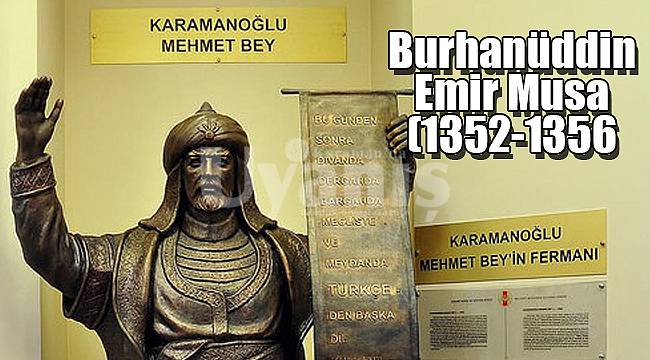 Burhanüddin Musa -Emir Musa- (1352-1356