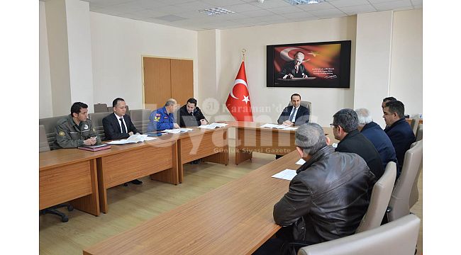 Ermenek'te İlçe Av Komisyon Toplantısı yapıldı
