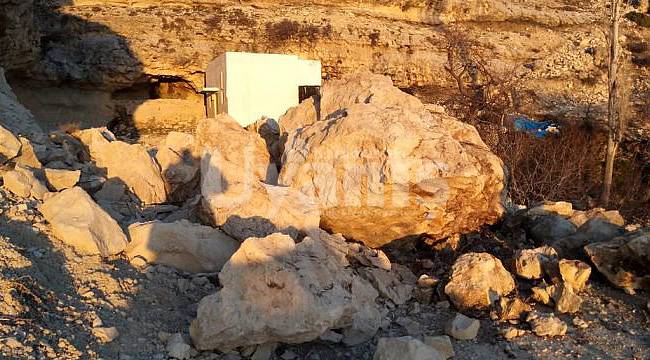 Ermenek'te kayalar da yerinde durmuyor