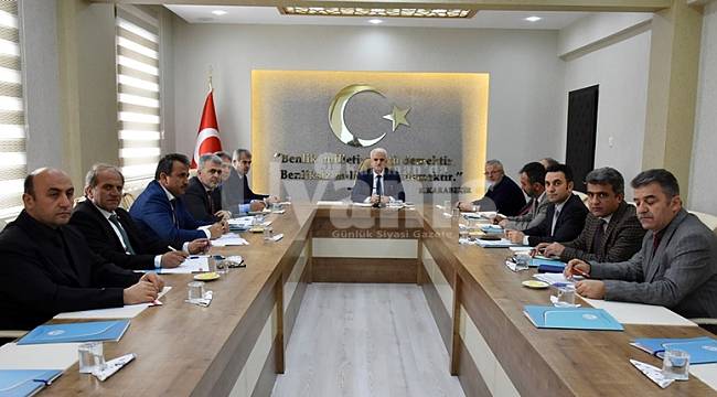 İlçe milli eğitim müdürleri toplantısı yapıldı