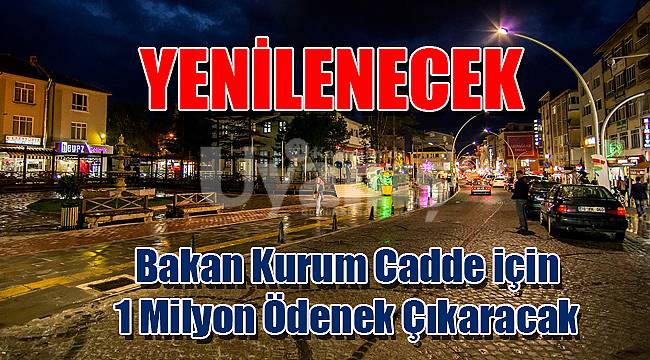 İsmet Paşa Caddesi Yenilenecek