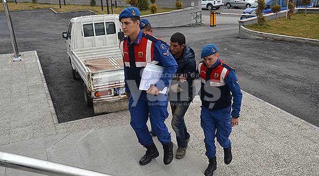 Jandarma kablo hırsızını yakaladı