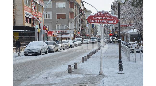 Karaman'a yoğun kar yağışı geliyor