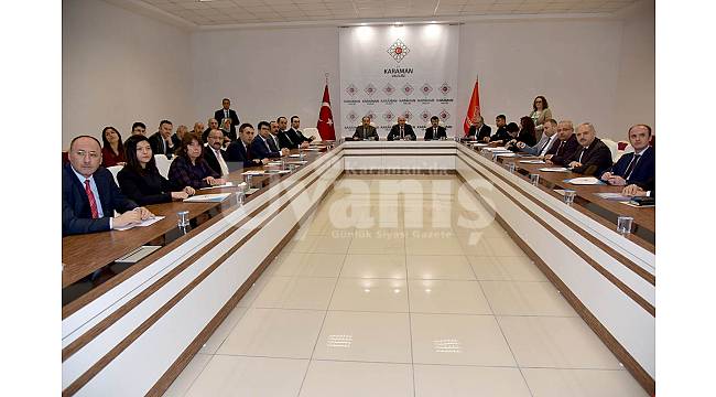 Karaman'da bağımlılıkla mücadele toplantısı yapıldı
