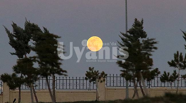 Karaman'da yılın ilk süper ayı göründü