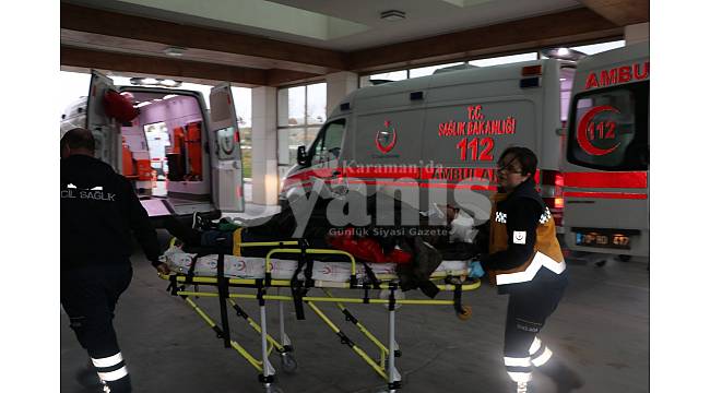 Karaman-Konya Yolunda Araç Devrildi: 3 Yaralı!