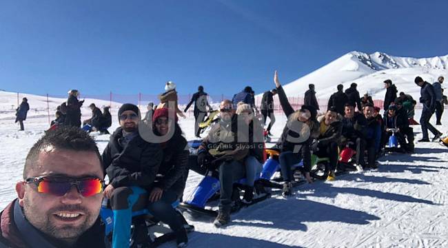 Kardof'la Erciyes'te Kayak Keyfi