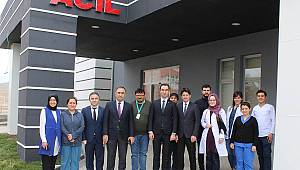 Kaymakam Göze'den ilçe hastanesine ziyaret