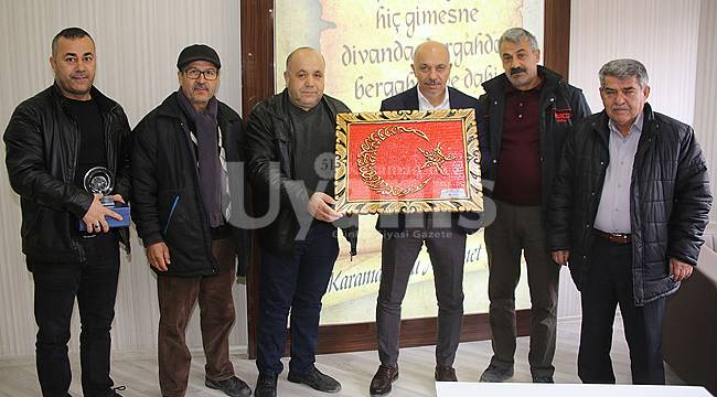 Küçük Sanayi Sitesinden Başkan Çalışkan’a teşekkür ziyareti