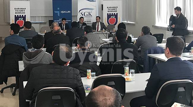 SGK ve İŞ-KUR tarafından ticaret borsasında eğitim verildi