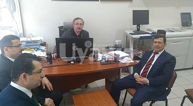 Vergi Dairesi Heyetinden Gazetemize Ziyaret